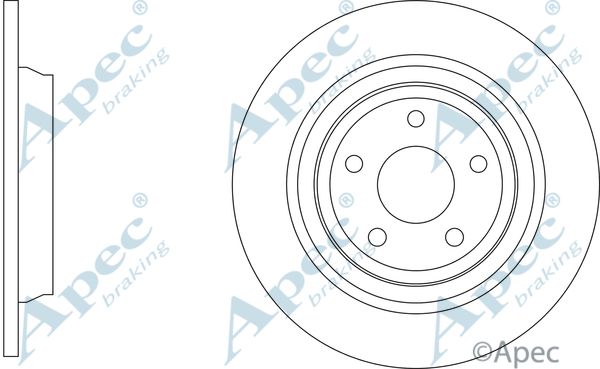 APEC BRAKING Bremžu diski DSK3337